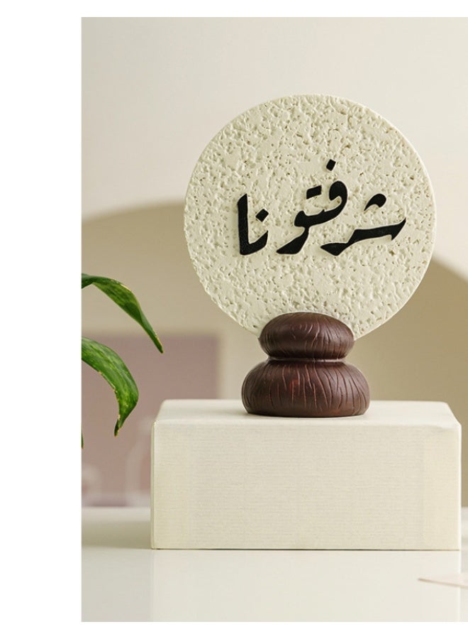 OASIS-TH Resin Eid Mubarak Ornament – Islamic Decor for Ramadan and Eid Al-Fitr Celebrations - Image 2